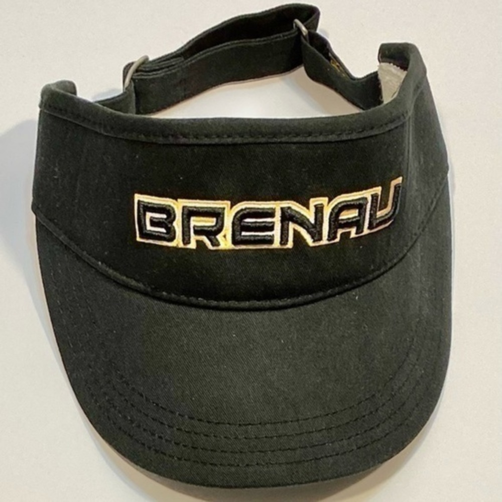BRENAU CAP/VISOR BLACK AND YELLOW
